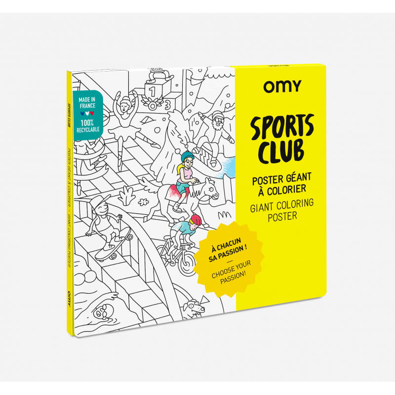 OMY - Kolorowanka 100x70 - Klub sportowy