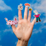 PUQUU - Naklejki wielorazowe Sticker Stories by Titeepex 37 szt.