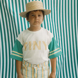 Tinycottons - T-shirt Stripes Logo