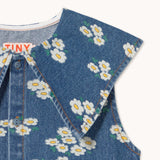 Tinycottons - Sukienka Blossoms Denim
