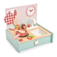 Tender Leaf Toys - Drewniana kuchnia przenośna, Mini Chef