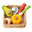 Tender Leaf Toys - Wiklinowy koszyk z warzywami