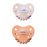LUU Kids - Zestaw smoczków: Velvet Blush i Summer Apricot