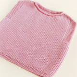 HVID - Kamizelka niemowlęca z wełny merino Harvey, cotton candy
