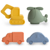 Mushie - Zestaw do kąpieli Vehicles 4-pack