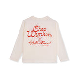 Wynken - Long Sleeve Tee Organic Cotton, ECRU