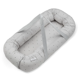 Liewood - Gniazdko/kokon niemowlęcy Gro, Classic dot dumbo grey