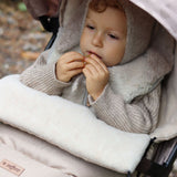 Zaffiro - Regulowany śpiworek zimowy iGrow Scandi z wełną 0-36M, beige