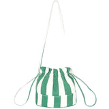 Tinycottons - Torba Emerald Stripes Bucket Bag