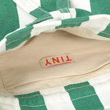 Tinycottons - Torba Emerald Stripes Bucket Bag
