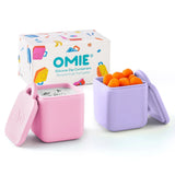 Omie - OmieDip - 2 szczelne pojemniczki, pink / purple