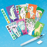Tiger Tribe - Przenośne kolorowanki wodne, dzikie zwierzęta