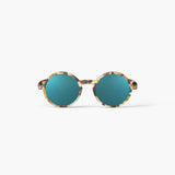 IZIPIZI - Okulary przeciwsłoneczne #G Blue Tortoise Mirror