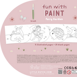 Little Dutch - Kolorowanka z farbami akwarelowymi, fairy garden