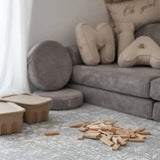 OLYA Kids - Mata piankowa puzzle, vintage grey