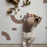 OLYA Kids - Mata piankowa puzzle, shape chocolate