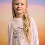 Maison Mangostan - Biały, bawełniany Longsleeve Leisurely