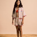 Maison Mangostan - Dzianinowa koszulka Barcos