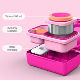 Omie - OmieBox UP lunch box z termosem, pop pink