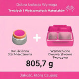 Omie - OmieBox UP lunch box z termosem, pop pink