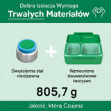 Omie - OmieBox UP lunch box z termosem, jade green
