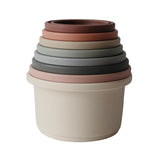 Mushie - Piramidka sensoryczna z kubeczków Stacking Cups Original