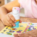 Melissa & Doug - Stempel z naklejkami Sticker WOW!, jednorożec