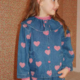 Konges Slojd - Zestaw spinek Velvet bow Mellow Rose