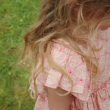 Konges Slojd - Sukienka Ava Bow Lacy pink
