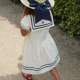 Konges Slojd - Sukienka Allie Sailor Optic White