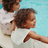 Konges Slojd - Kamizelka wypornościowa do pływania Ellis Tea Stripe