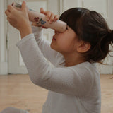 Konges Slojd - Sukienka LOLA, white glitter