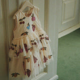 Konges Slojd - Tiulowa sukienka Yvonne, vitamins