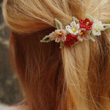 Konges Slojd - Ozdobna spinka do włosów Flower Field