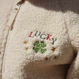 Konges Slojd - Ciepła kurtka teddy z miękką podszewką Jody, French Oak