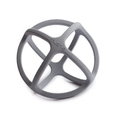Mushie - Gryzak sensoryczny Geometric Ball Teether, dove gray