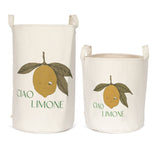 Konges Slojd - Pojemniki na zabawki Ciao Limone 2 szt.
