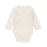 Konges Slojd - Kopertowe body z bawełny organicznej Minnie Antique white