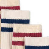Konges Slojd - Skarpetki z prążkowanym wykończeniem Off white/multi strip