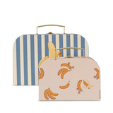 Konges Slojd - Zestaw dwóch kuferków, go bananas