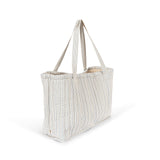 Konges Slojd - Pikowana torba Molly, wielofunkcyjna shopperka, stripe bluie