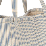 Konges Slojd - Pikowana torba Molly, wielofunkcyjna shopperka, stripe bluie