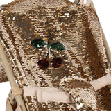 Konges Slojd - Cekinowy wózek/spacerówka dla lalek z torbą, Sparkly