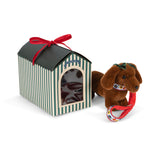 Konges Slojd – Pluszowy piesek z domkiem