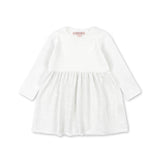 Konges Slojd - Sukienka LOLA, white glitter