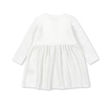 Konges Slojd - Sukienka LOLA, white glitter