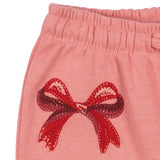 Konges Slojd - Spodnie dresowe Lou Bow, Strawberry Ice