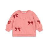 Konges Slojd - Bluza dresowa Lou Bow, Strawberry Ice