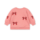 Konges Slojd - Bluza dresowa Lou Bow, Strawberry Ice