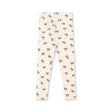 Konges Slojd - Spodnie niemowlęce z ażurowym wzorem Minnie, bow rouge